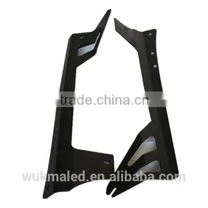 For Jeep Wrangler TJ JK Upper Windshield 50" LED Light Bar Mounting Brackets thumbnail-6