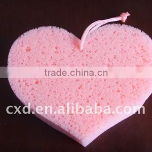 Soft Foam Sponge / Heart Bath Sponge thumbnail-1