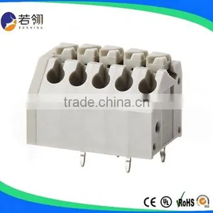Grey PCB Spring Connector Terminal Block Pitch 3.5mm thumbnail-1