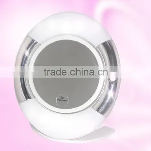 Oval Double Sided Lighted Vanity Makeup Mirror thumbnail-1