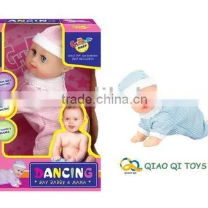 10 Inch Lovely B/O Crawling and Music Baby Doll thumbnail-1