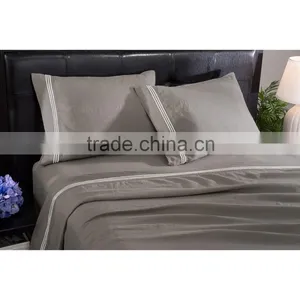 Stone Washed Pure Linen Duvet Cover Set Embroidery Hometextile Quality Choice thumbnail-2