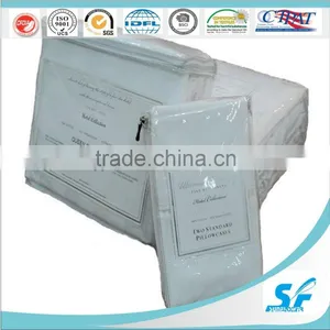 White Cotton Fabric Microfiber Thin Mattress Topper Bed Sheet thumbnail-1