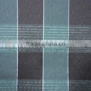 Yarn Dyed Green Check Flashy Yarn Fabric thumbnail-1