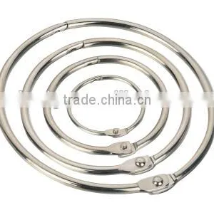 Hot Sale Silver Metal Rings Nickel Plated Book Binder Rings thumbnail-1