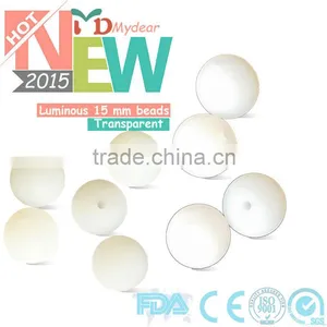 Custom Personalize Logo Beads Bulk Plastic And Silicone Natural Ruby Beads thumbnail-3