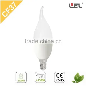 New Products E14 4W CF37 Led Candle Flame Light Lampada Led China Supplier thumbnail-1