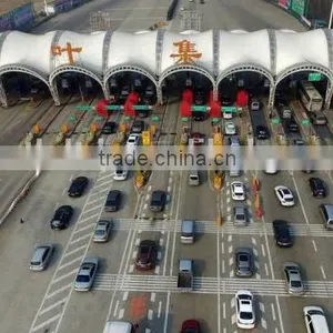 Energy-saving PVDF Architecture Tensile Membrane Structure Petrol Stations Sunshade thumbnail-3