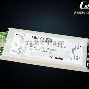 24V 15A 1 Channel Constant Voltage Dimmable LED Driver 0-10V LED Dimmer thumbnail-1