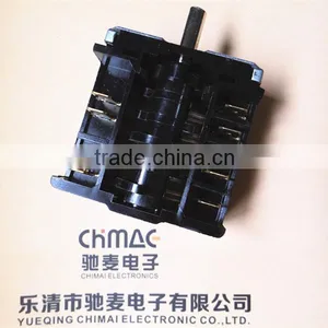 6-position Rotary Switch 16A 250VAC Electrical Rotary Switches Heat Resistance for Oven and Gas Cooker thumbnail-2