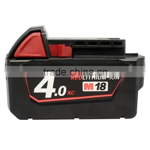 4.0Ah M18 XC Red Li-ion Battery Milwaukee 18v Tool Combo Kit For 48-11-1820 1828 1815 1828 1840 thumbnail-1
