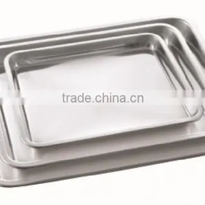 MK03-738 Hospital Surgical Medical Stainless Steel Medical Hollow Ware Instruments Square Plate thumbnail-1