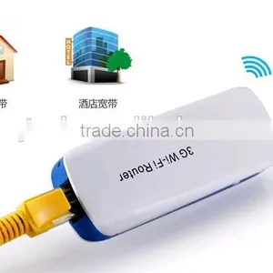 5 In1 3G Portable Mini Wireless Wifi Router 1800-5200mAH Portable Charger Power Bank WIFI Support 3G USB Modem thumbnail-5