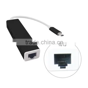 USB 3.1 Type c to Ethernet Micro Usb 2.0 Hub RTL5401 thumbnail-4