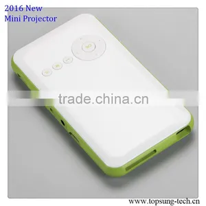 Smart HD 1080P Pocket Mobile Phone Projector Android 16G RAM for Home (Lechance) thumbnail-2