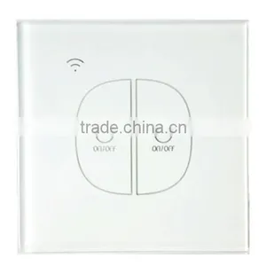 2016 Wifi Home Automation Wireless Wall Switch Touch Screen Wall Switch Electrical Wall Switch Prices thumbnail-5