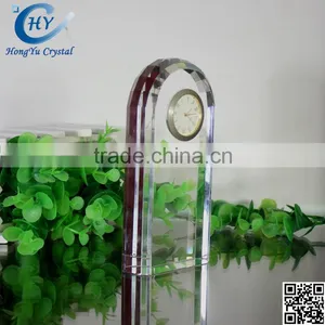 Cheap Simple Transparent Crystal Table Clock thumbnail-1