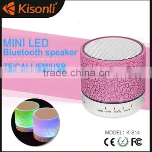 Colorful Led Light Wireless Bluetooth Speaker With TF Card Playing thumbnail-1