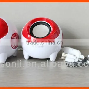 Fashion 2.0 Multi-media Hi-fi Mini Speaker USB Powered Speakers White thumbnail-3