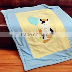 Jinhua MK 100% Polyester Wholesale Home Textile New Born Baby Thermal Polar Fleece Blanket thumbnail-5