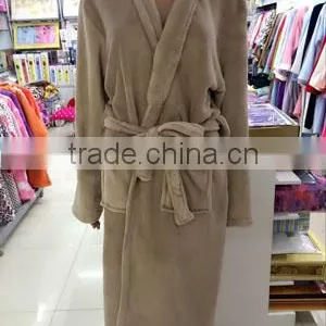 2016 Factory Wholesale Stock Coral Fleece Bathrobe Quality Choice thumbnail-4