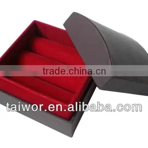 Manufacturer Luxury Black Cardboard Velvet Watch Boxes thumbnail-1