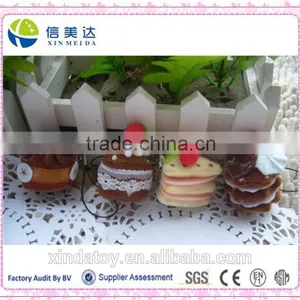 Mini Fruit Cake Food Keychain Plush Toy thumbnail-2