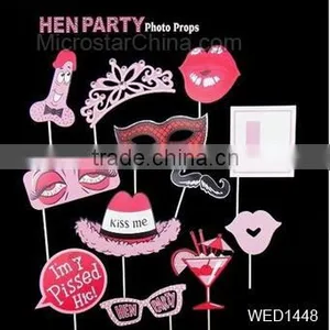 22pcs Halloween Decoration Photo Booth Props Fun Mustache Scary Boo Party Mask Trick or Treat Kids Favors Photography Supplies thumbnail-3