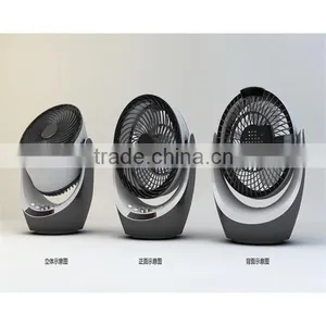 9" Air Circulating Fan With LED Display and Humanbody Sense thumbnail-1