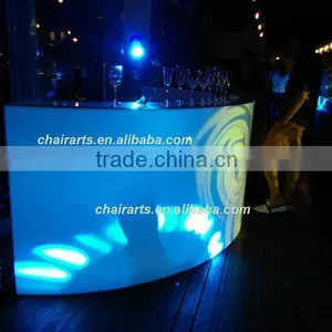 New Acrylic Illuminated Led Glow Bar Table thumbnail-4