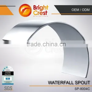 Stainless Steel Chrome Bathroom Basin Waterfall Faucet thumbnail-1