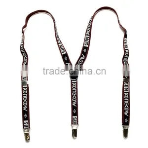 Embroidery Logo Suspenders Adjustable Braces thumbnail-1