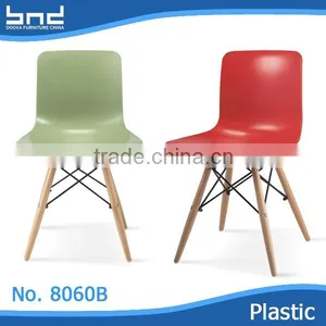 Modern Beautiful Armless Stackable Dinning Chairs Plastic Chairs thumbnail-2
