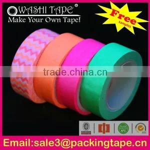 Hot Sale Custom Neon Color Washi Tape thumbnail-1