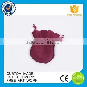 Stylish Custom Velvet Drawstring Pouch Bag thumbnail-4
