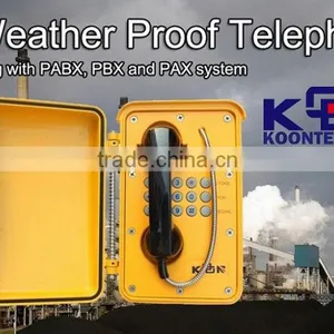 Koontech Special Service Telephone Set Robust Aluminium Alloy Vandal Resistant Telephone KNSP-01 thumbnail-6