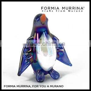 Collectible Glass Animals Lampworking Glass Penguin Figruines thumbnail-1