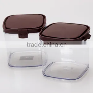 Ultra-Clear Push to Open Clear Plastic Hinged Food Container thumbnail-2