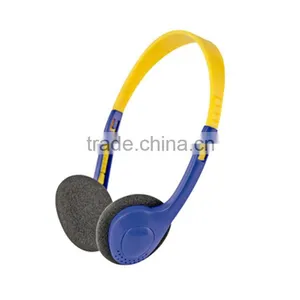 Color Stereo Bus Airline Disposable Headphone Headset Manufacturer thumbnail-2