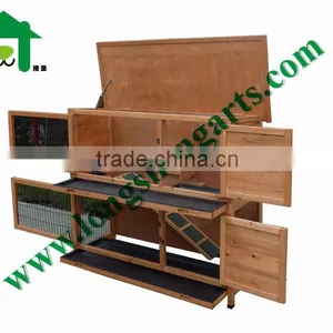 Double Tray Rabbit Wooden House thumbnail-5