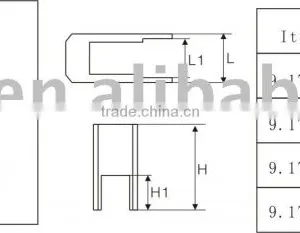 9.17.52307 Stop Block for PVC Doors and Windows thumbnail-1