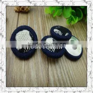 Fashion Garment Accessory Fabric Covered Eyelet Button thumbnail-1