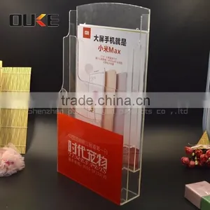 Desktop A4 Paper Clear Acrylic Brochure Holder thumbnail-2