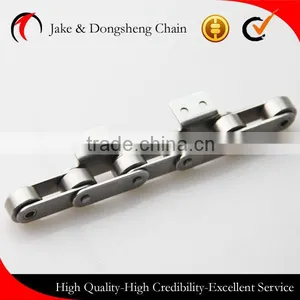 Zhejiang Jinhua DSC Double Pitch Big Rollers Conveyor Stainless Steel Roller Chians SSC2042/SSc208AL With K2 Attachments thumbnail-5