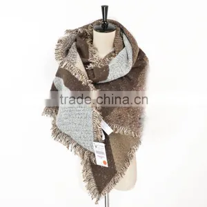 Women Girl Thick Wool Pashmina Stole Scarf Shawl Wraps Warm Winter Autumn thumbnail-6