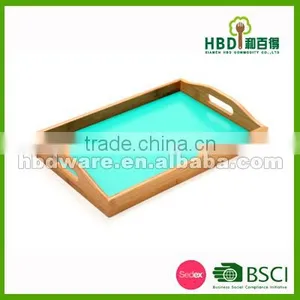 High Quality Bamboo Serving Tray, Breakfast Tray thumbnail-1