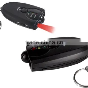 New Black LED Digital Alcohol Breathalyzer Tester With Flashlight thumbnail-1