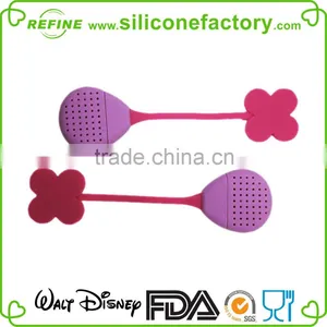Existing Molds! 2015 Food Grade Eco-friendly Silicone Stawberry Shape Tea Infuser With Cup Lid thumbnail-1