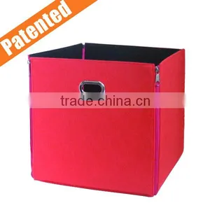 Foldable Multifunctional Houseware Felt Storage Cube Bins thumbnail-1