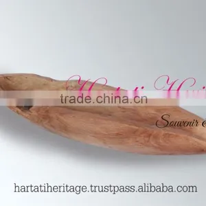 Teak Wood Unique Assorted Bowls Home Decoration thumbnail-5